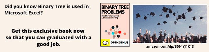 Binary Tree book by OpenGenus