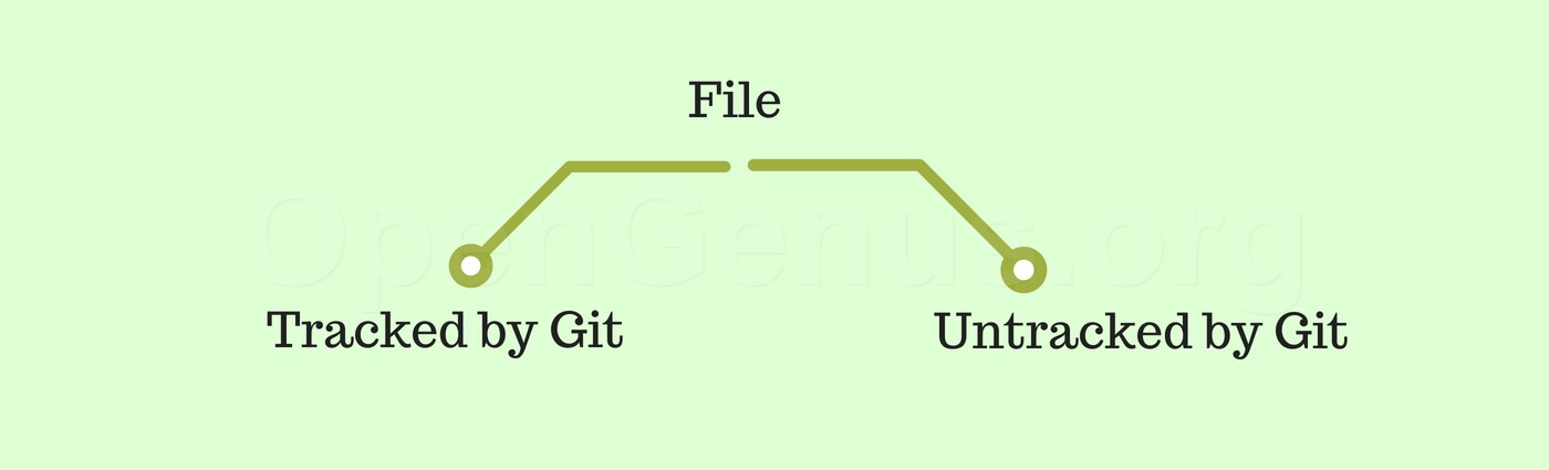 tracked and untracked files