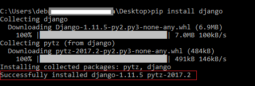 Installing_Django_on_Windows_using_PIP_Command