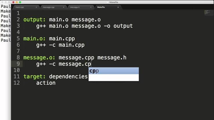 makefile for c program in linux