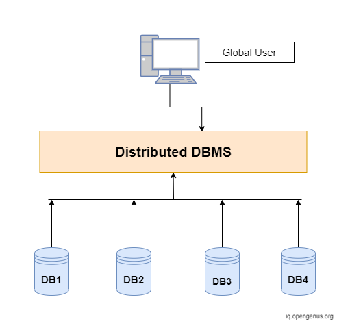 Explain Distributed Database Architecture