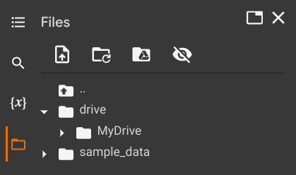 google drive in files