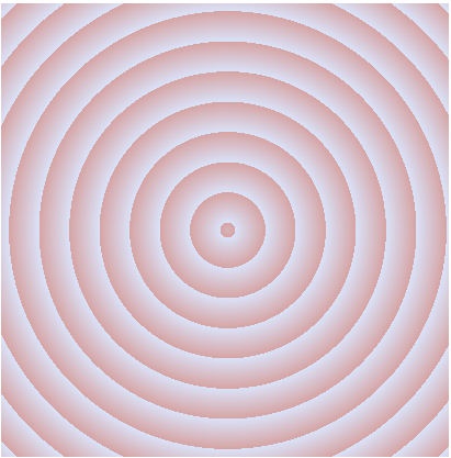 repeating radial gradient