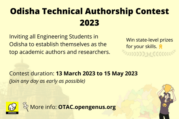 Odisha Technical Authorship Contest 2023
