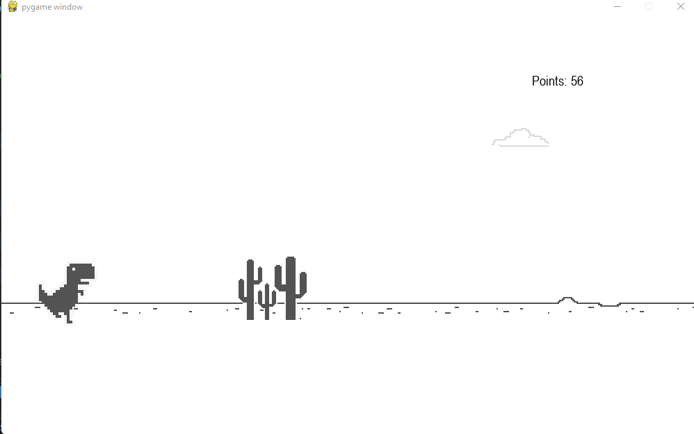 Python/Pygame Chrome Dino (Part 3) - Score & Background 