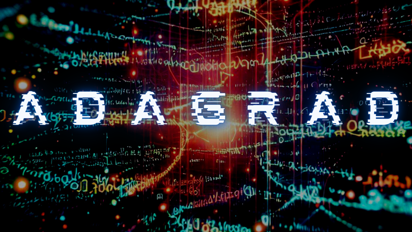 Adagrad An Adaptive Gradient Algorithm For Optimization adagrad-an-adaptive-gradient-algorithm-for-optimization